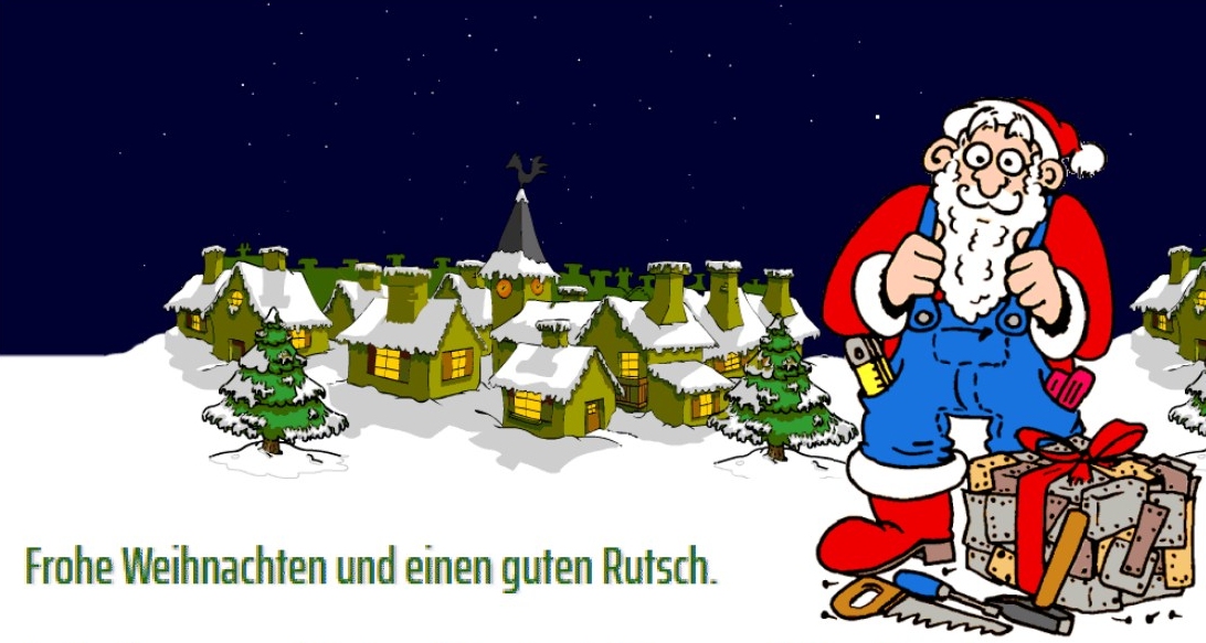 [... Die IG Keine Wanderhütte am Silberberg in Huzenbach wünscht frohe Weihnachten ...]